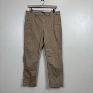 J. Crew Factory Pants Womens 8 Khaki High Rise Girlfriend Chino Business Casual